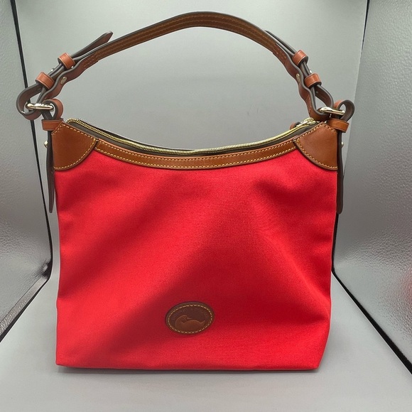 Dooney & Bourke Red Nylon Erica Bag NWOT - Picture 7 of 12